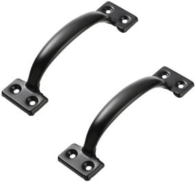 img 4 attached to 🖤 Lizavo V171 6.5-inch Black Pulls - Pack of 2