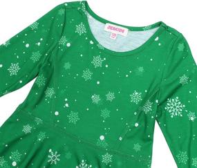 img 1 attached to Charming JESKIDS Christmas Sleeve Dresses with 🎄 Pockets - Perfect Girls' Clothing for Festive Dresses