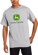 👕 футболка john deere с зеленым логотипом для мужской одежды - стильные рубашки с подлинной символикой бренда логотип