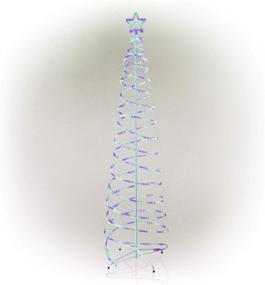 img 3 attached to 🎄 Alpine CEY224MC Multifunctional Spiral Christmas Tree in Multicolor by Alpine Corporation
