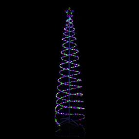 img 4 attached to 🎄 Alpine CEY224MC Multifunctional Spiral Christmas Tree in Multicolor by Alpine Corporation