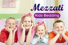 img 3 attached to 🛏️ Mezzati Kids Toddler Teen Bedding – Cozy & Vibrant Light and Bright Collection (Pink, Twin Size)