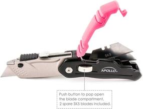 img 2 attached to 🔪 Удобный складной утилитарный нож Apollo Tools DT5004P с улучшенным поисковым продвижением (SEO)