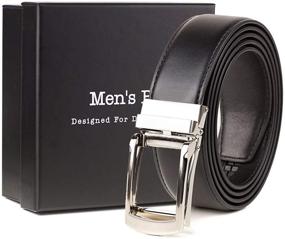 img 3 attached to 👔 MARACOCO Ratchet Belts: Premium Men's Accessories with Adjustable Waist Sizes