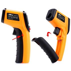 img 1 attached to Digital Infrared Thermometer Tool Gun With Adjustable Emissivity Non-Contact Laser Temperature Gun With Max/Min Measure For Kitchen Cooking Industry Automobile -58°F ~ 752°F