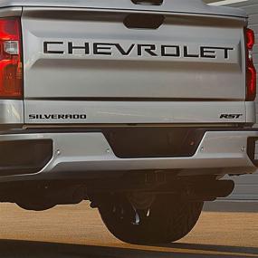 img 2 attached to Chevrolet Silverado Tailgate Inserts: 3D Raised Letters with Strong Adhesive Decals