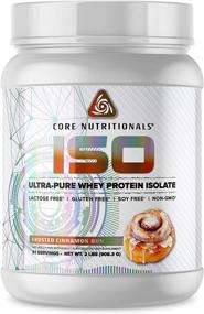 img 4 attached to 🥛 Core Nutritionals ISO Frosted Cinnamon Bun: 100% Micro Filtered Whey Protein Isolate, Zero Artificial Fillers - 25g Protein/serving, 32 Servings