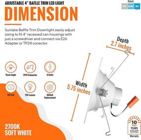 img 2 attached to 💡 Dimmable Waterproof Industrial Recessed Downlight for Effective Lighting Components