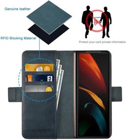 img 2 attached to KEZiHOME Samsung Galaxy Z Fold 2 5G Case Cell Phones & Accessories