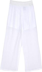 img 1 attached to 👖 Stylish and Versatile Amy Byer Girls' Pull Stripe Pants & Capris for Trendy Girls