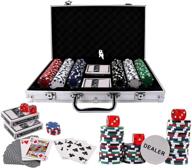 🎰 ultimate doublefan poker chips set: texas holdem blackjack gambling chips in sleek aluminum case логотип