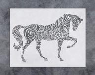 трафарет для декора лошади gss designs логотип