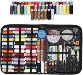 img 3 attached to 🧵 Lawillever Travel Sewing Kit: 226 Pcs Premium Supplies, 43 XL Thread Spools for Adults and Beginners