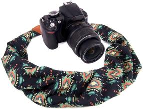 img 2 attached to Wolven Soft Scarf Camera Neck Shoulder Strap Belt Compatible With All DSLR/SLR/Digital Camera (DC) / Instant Camera Etc