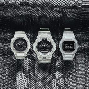 img 2 attached to 🕶️ G-Shock Часы прозрачные/черные GA2100SKE-7A - Единственный размер