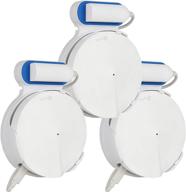 коробки для хранения кабелей и силовых линий для wifi-роутера - удобный держатель на стену для tp link deco m5, набор из 3 штук (синий) от bangcheer логотип