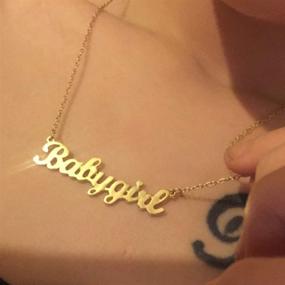 img 3 attached to Lanyan Babygirl Necklace Stainless Personalized
