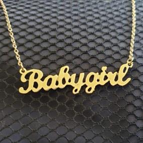 img 2 attached to Lanyan Babygirl Necklace Stainless Personalized