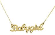 lanyan babygirl necklace stainless personalized logo