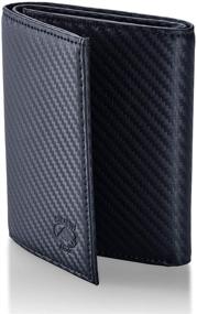 img 2 attached to Stealth Mode Leather Trifold Wallet - Ultimate Men's Accessory