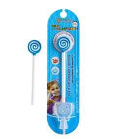 img 2 attached to Kids Tongue Cleaner Smiley Cover Oral Care