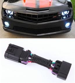 img 4 attached to Комплект адаптеров Plug and Play DRL для Chevrolet Camaro 2010-2013, получите полный контроль над светом поворотных фар и фар с помощью комплекта проводов Muzzys