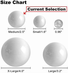 img 2 attached to GameXcel 24Pcs Shatterproof Christmas Balls Ornaments - Large Hanging Ball White Decorations for Xmas Tree - 2.5" x 24 Pack