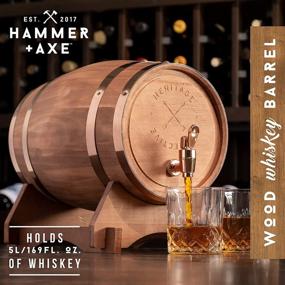 img 3 attached to Hammer Axe Whiskey Barrel Easy Pour