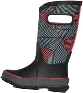 дождевые сапоги bogs rainboot rain marble print для мальчиков: стильные и прочные дождевые сапоги логотип