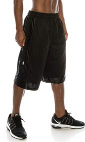 img 1 attached to 🏀 High-Quality Mesh Basketball Shorts for Optimal Performance