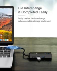 img 1 attached to 🔌 Baseus Aluminum 5-Port USB 3.0 Hub: High-Speed Data Transmission for Mac, Windows, and Chrome OS