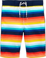 🏖️ oshkosh b'gosh boys' swim trunks: stylish and durable beachwear for boys logo