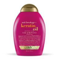 💪 revitalize & strengthen with organix anti-breakage keratin oil shampoo, 385ml logo