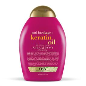img 4 attached to 💪 Revitalize & Strengthen with Organix Anti-Breakage Keratin Oil Shampoo, 385ml