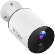 🏡 внешняя камера наблюдения - беспроводное подключение wifi, водонепроницаемая, видео 1080p hd, питание от аккумулятора, домашнее наблюдение с ночным видением, детектированием движения, двусторонней аудиосвязью, слотом для sd-карты. логотип
