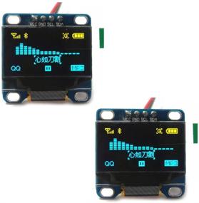 img 3 attached to 📺 Pack of 2pcs DIYmall 0.96" Blue and Yellow I2C IIC Serial 128x64 OLED LCD OLED LED Module for Arduino Display Raspberry PI 51 Msp420 Stim32 SCR Micro:bit - Enhanced SEO