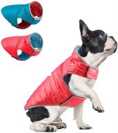 🐕 zero zoo dog winter coat: waterproof, windproof & reversible apparel for small, medium, large dogs - adjustable size, ensures warmth логотип