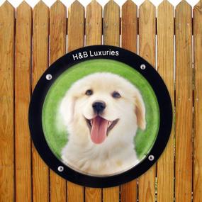 img 2 attached to 🐶 Durable Acrylic Dome Dog Fence Window: Satisfy Curious Pets with H&B Luxuries FW058