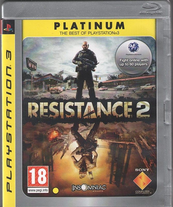 저항 2 플래티넘 ps3 로고