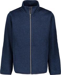 img 3 attached to Nautica Boys' Full-Zip Fleece Jacket: Optimal Warmth and Style