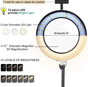img 3 attached to Magnifier Magnifying Brightness NEWACALOX Soldering