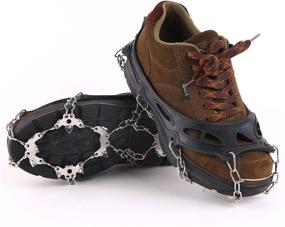 img 4 attached to Vinqliq Footwear Traction Crampons Non Slip Outdoor Recreation