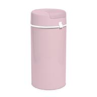 👶 bubula steel diaper pail in light pink: the perfect solution for odor-free diaper disposal. logo