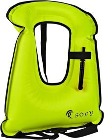 img 2 attached to SOLY Inflatable Snorkel Diving Плавание