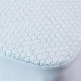 img 4 attached to Vagasi Queen Size Waterproof Mattress Protector - Noiseless, Breathable & Smooth Fabric Cover
