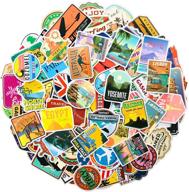 🌍 150pcs travel map stickers – world famous country regions logo waterproof vinyl sticker set for skateboard pad car snowboard bicycle luggage decal – ideal for kids girls/teens logo