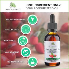 img 3 attached to 🌹 Organic Rosehip Oil - 100% Pure, Raw, Cold-Pressed, Unrefined for Anti Aging, Acne, Eczema, Wrinkles, Dark Spots, Scars, Rosacea - Face Serum Oil - Beauty Oil for Anti Aging - 2oz