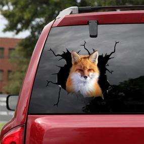 img 4 attached to Ocean Gift Fox Car Decals