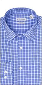 img 1 attached to Haggar Premium Performance Dress Shirt for Men - Size 17 17.5