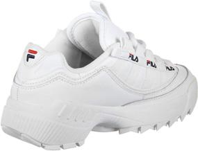 img 1 attached to Fila Men's White Trainers: D Formation Synthetic Shoes and Fashion Sneakers